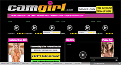 Desktop Screenshot of camgirl.com